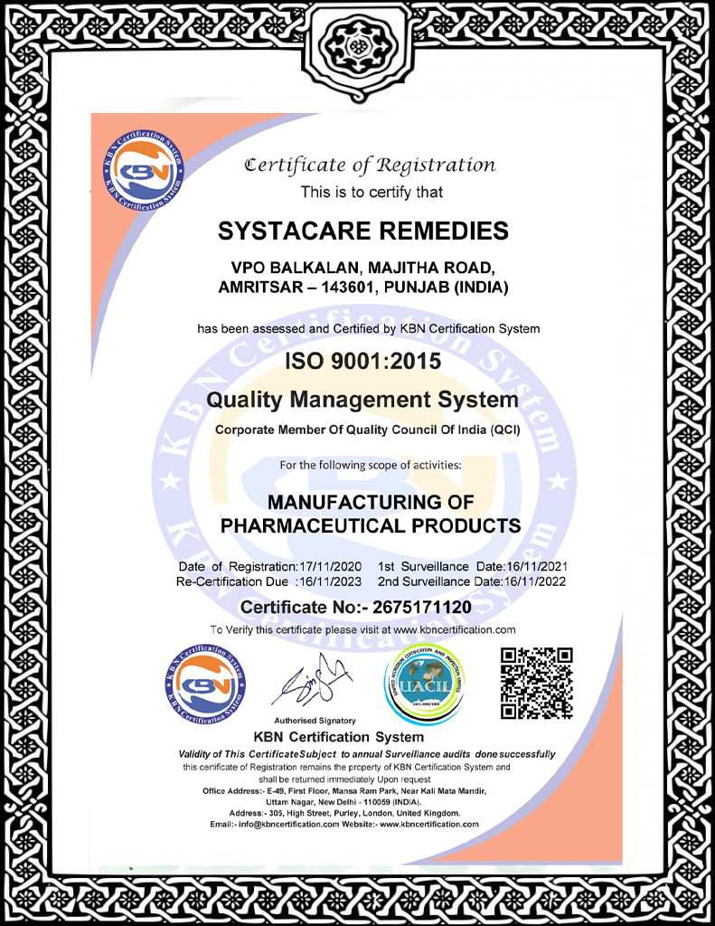 ISO 9000: 2015 Certification
